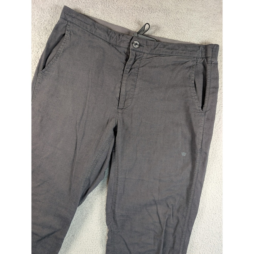 Mack Weldon Joggers Gray Cotton Blend Twill Pants Mens Small S
